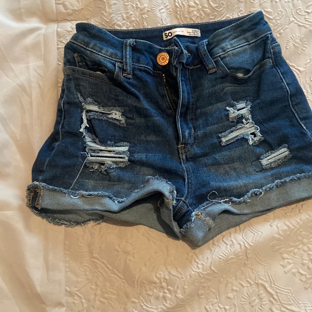 Jean shorts from Target